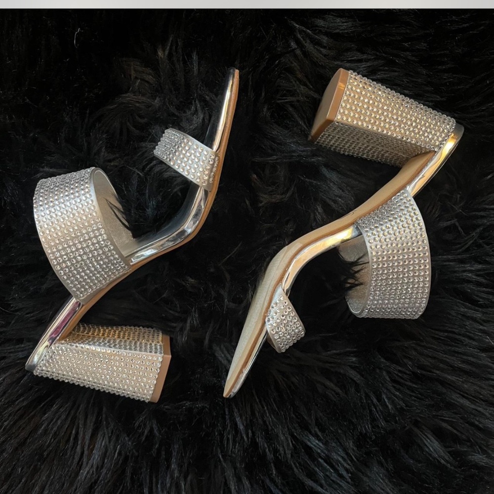 JLo diamond heels size 8